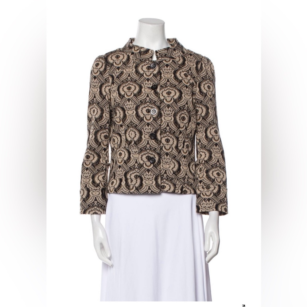 DVF Black and Cream Women's Jacket
